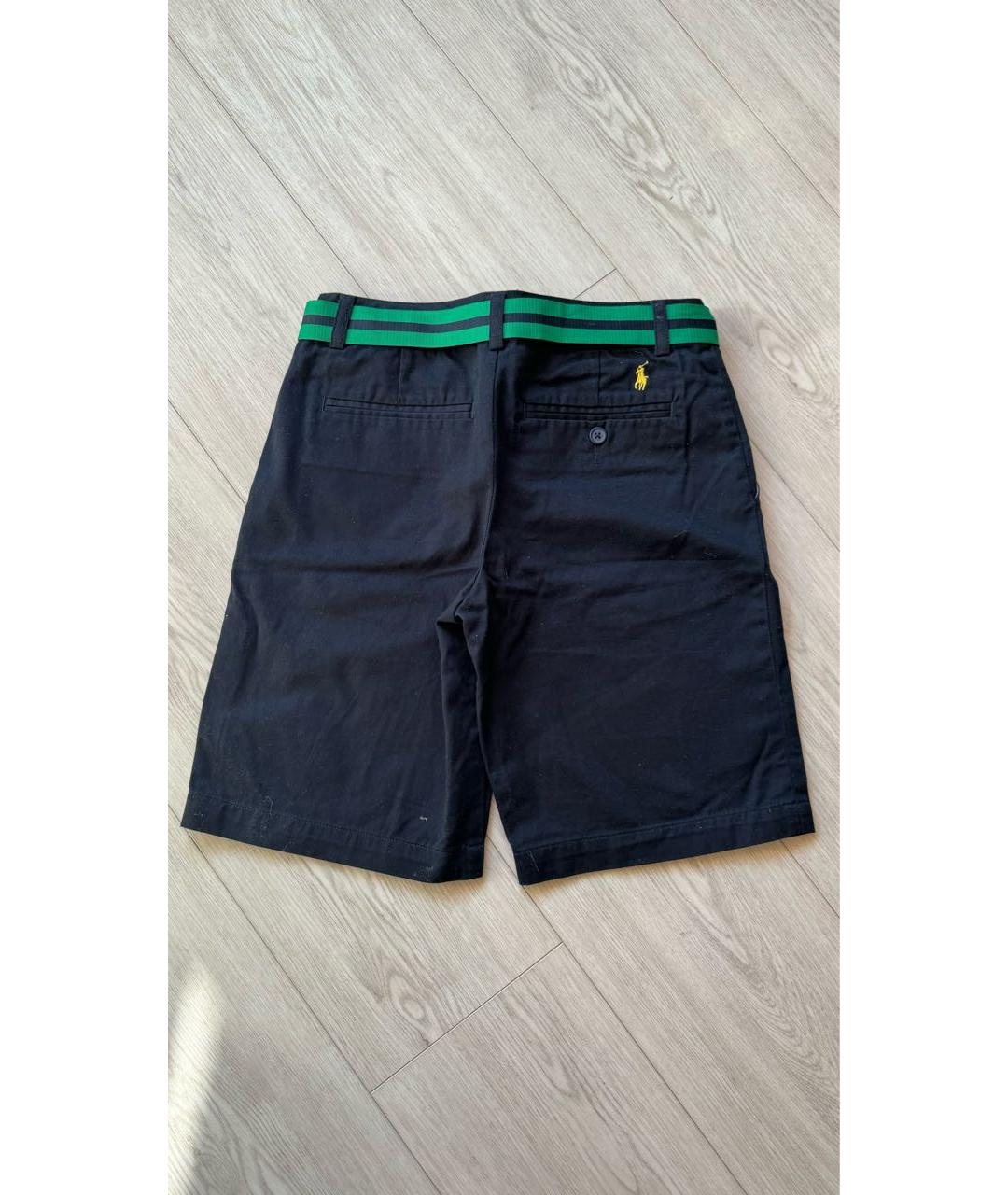 POLO RALPH LAUREN Синие хлопковые брюки и шорты, фото 2