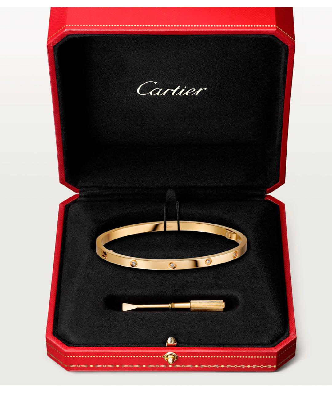 CARTIER Золотой браслет из желтого золота, фото 2