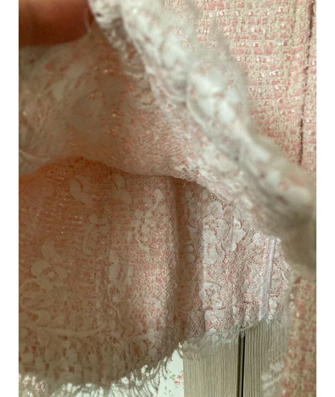 VALENTINO Розовый твидовый жакет/пиджак, фото 7