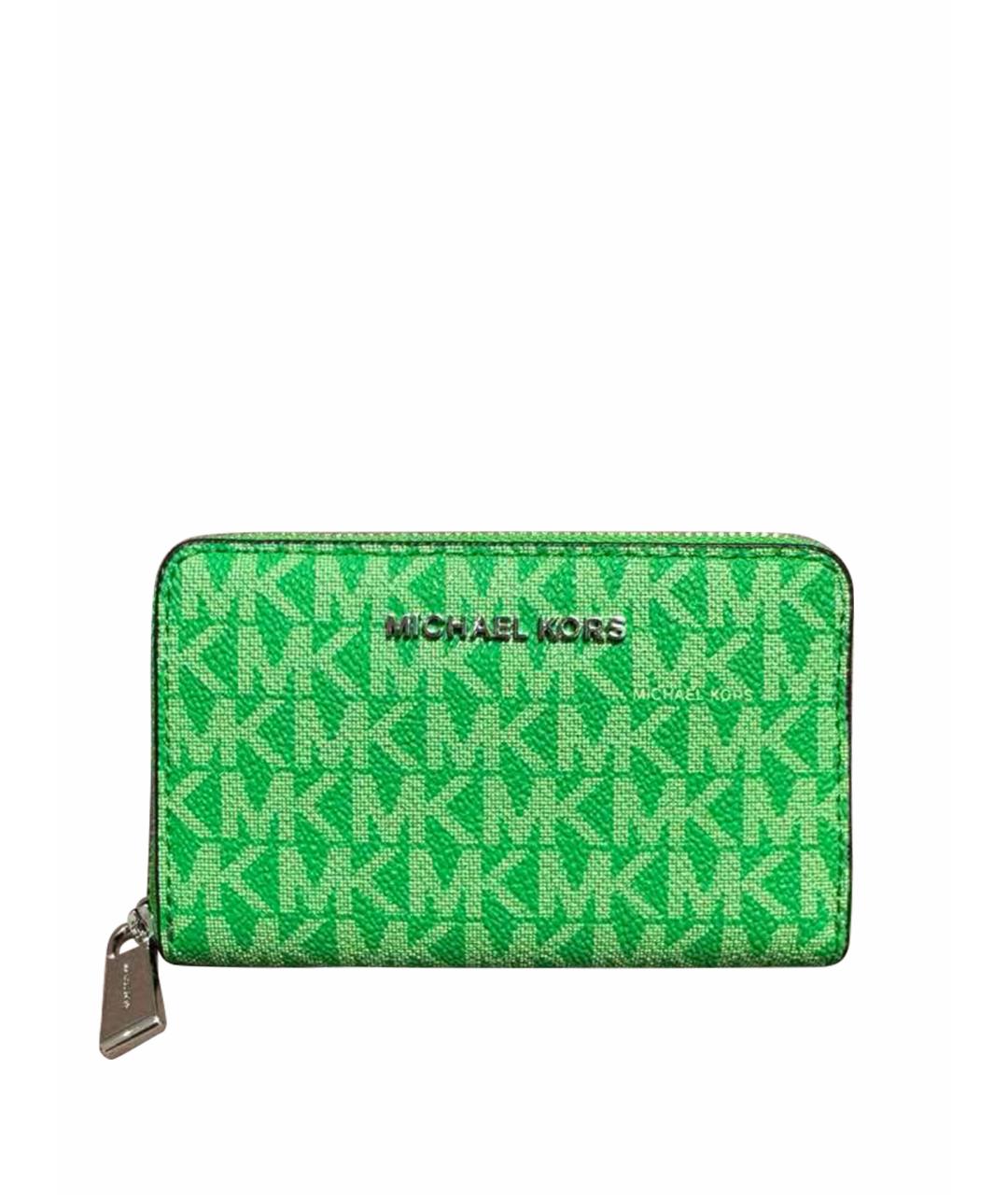 MICHAEL KORS Зеленый кошелек, фото 1