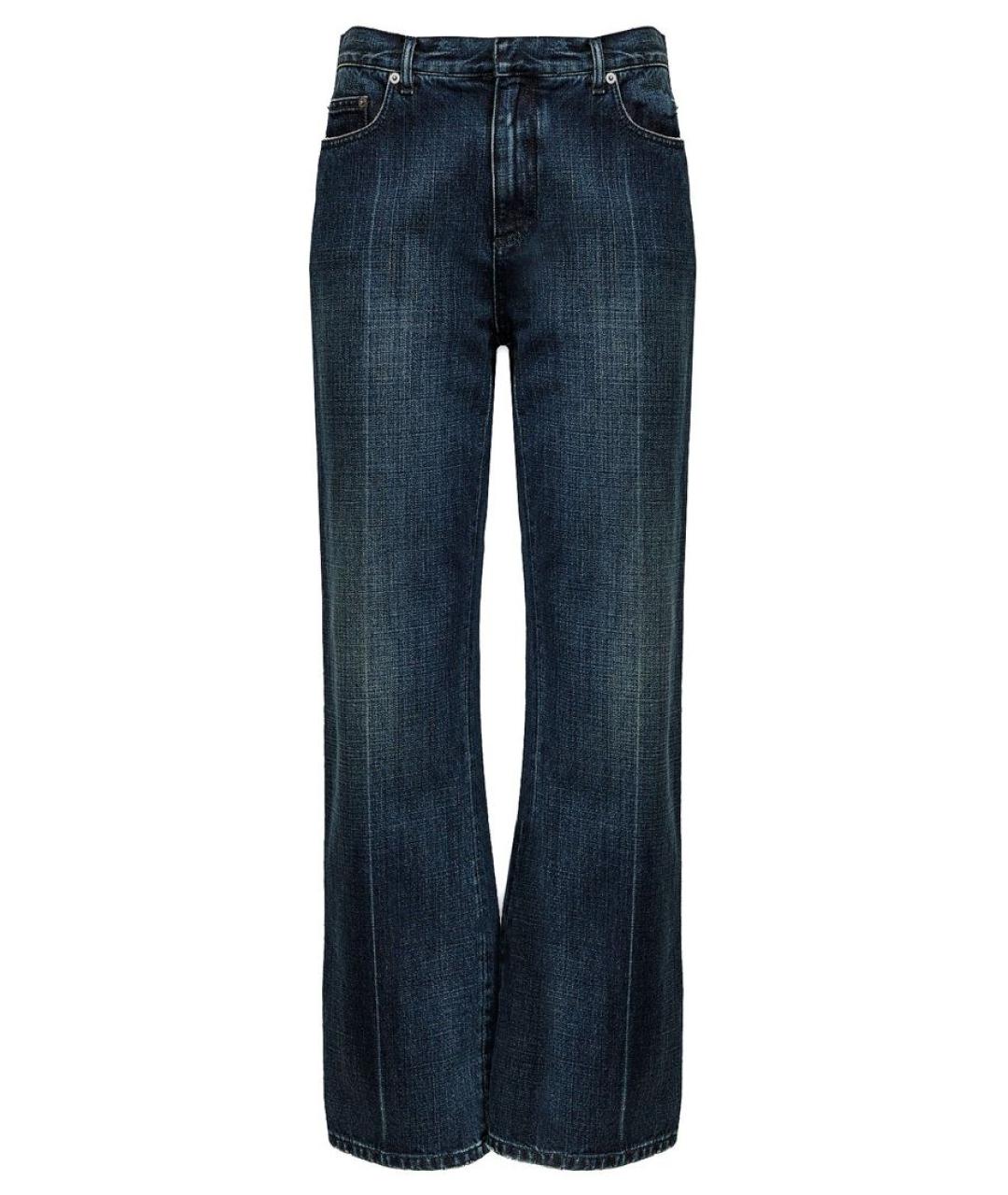 CHRISTIAN DIOR Синие прямые джинсы, фото 1