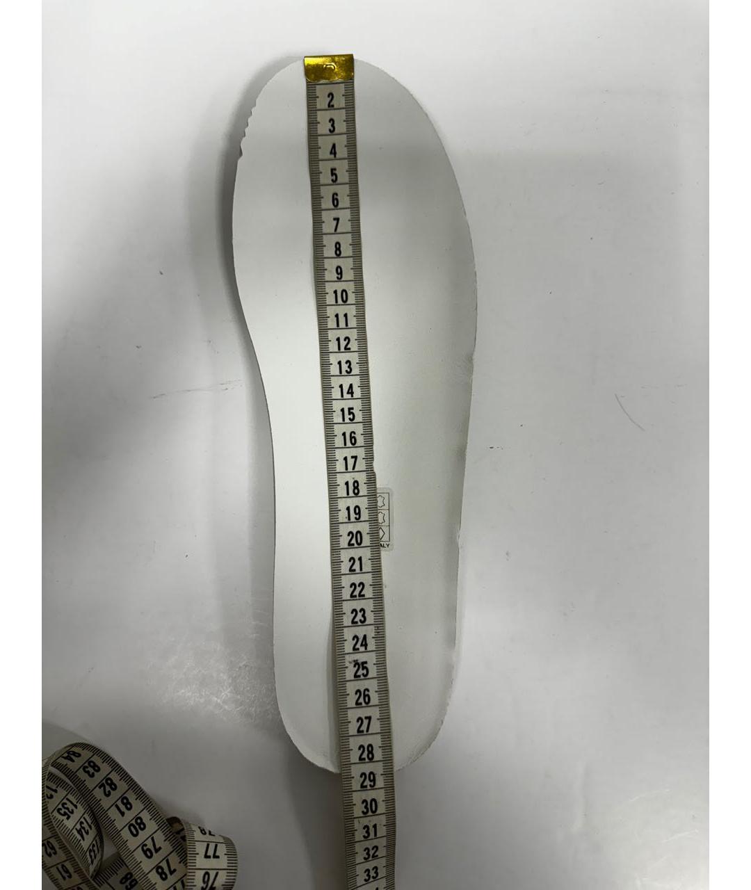 GUCCI Черные кожаные низкие кроссовки / кеды, фото 8