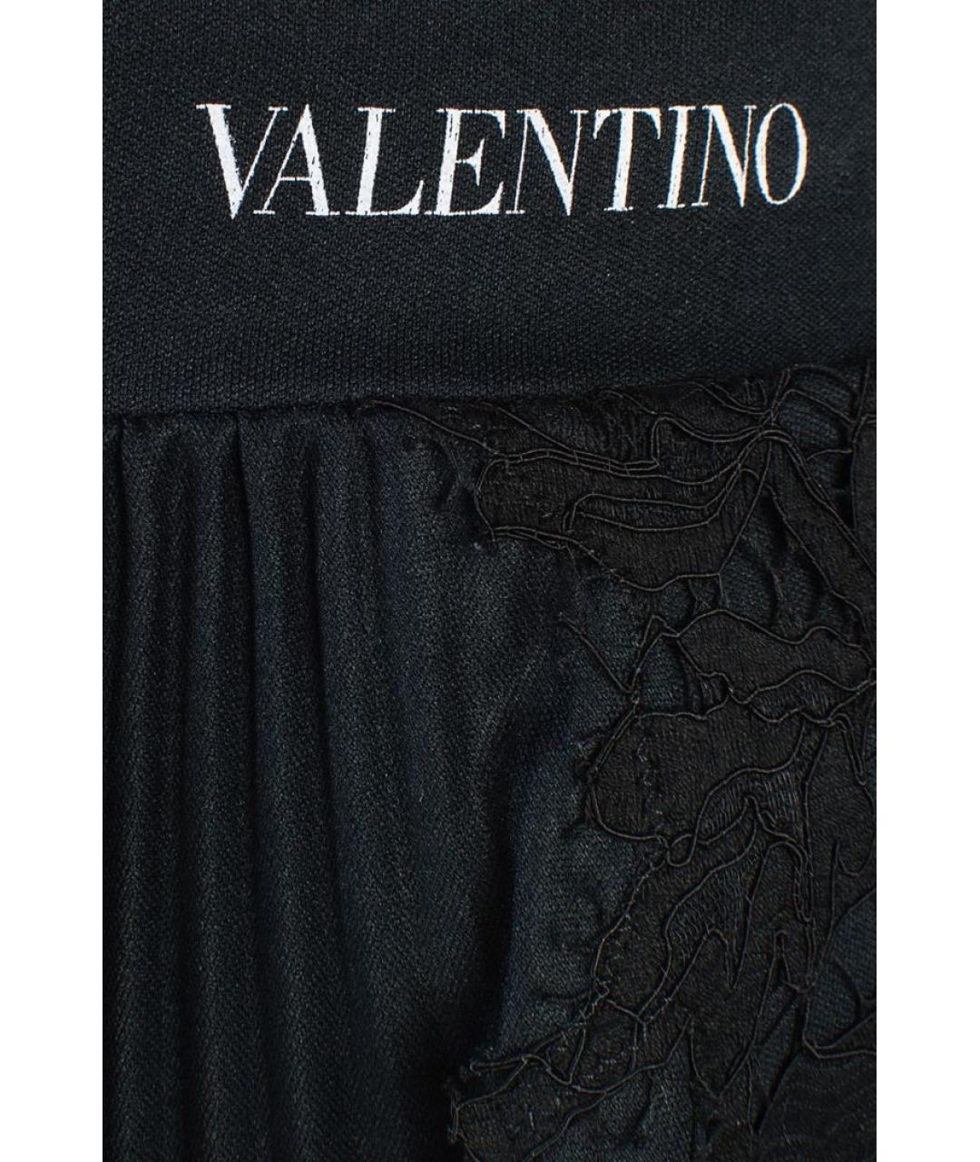 VALENTINO Черная юбка миди, фото 2