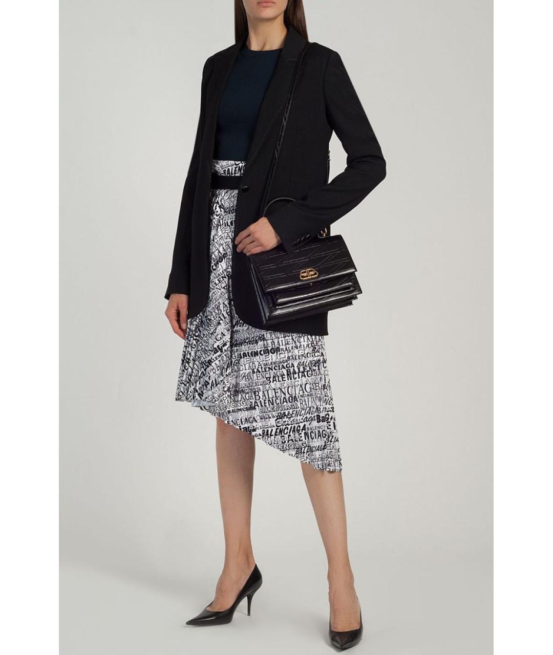 BALENCIAGA Белая юбка миди, фото 2