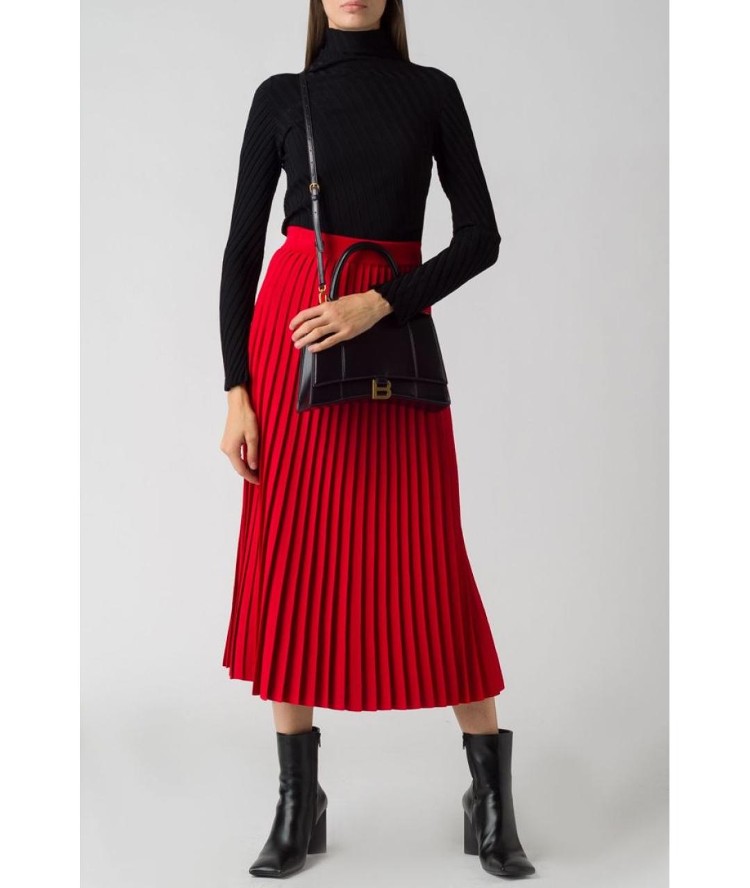 BALENCIAGA Красная юбка миди, фото 3