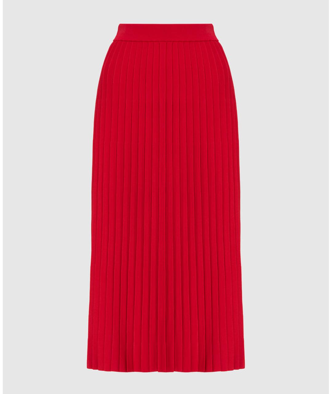 BALENCIAGA Красная юбка миди, фото 5