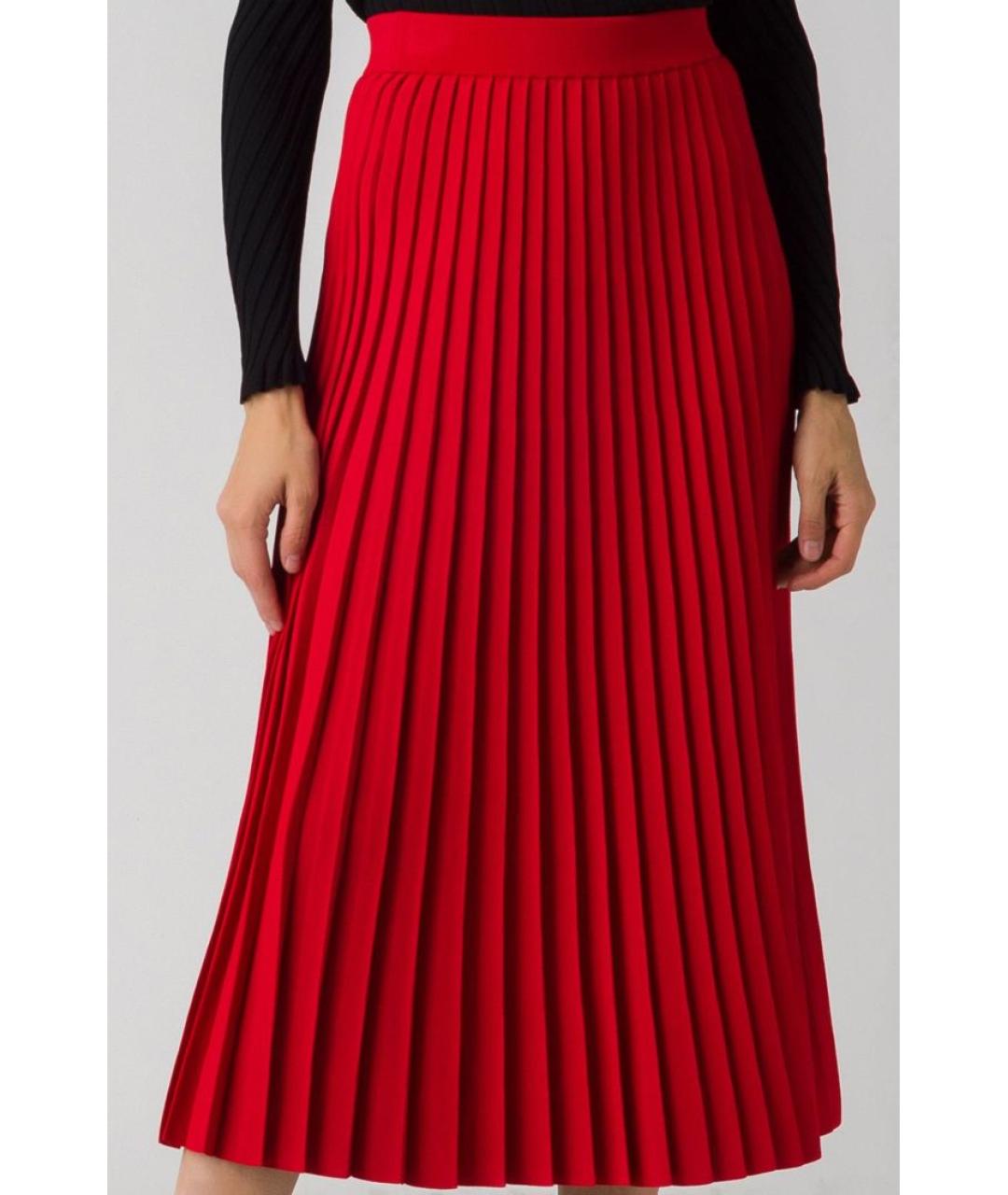 BALENCIAGA Красная юбка миди, фото 2