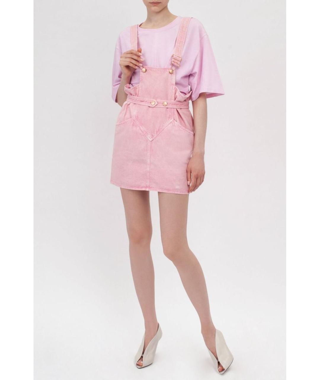 ISABEL MARANT Розовая юбка мини, фото 3