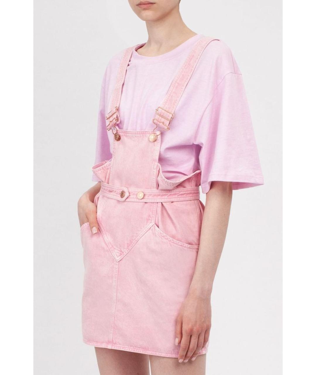 ISABEL MARANT Розовая юбка мини, фото 2