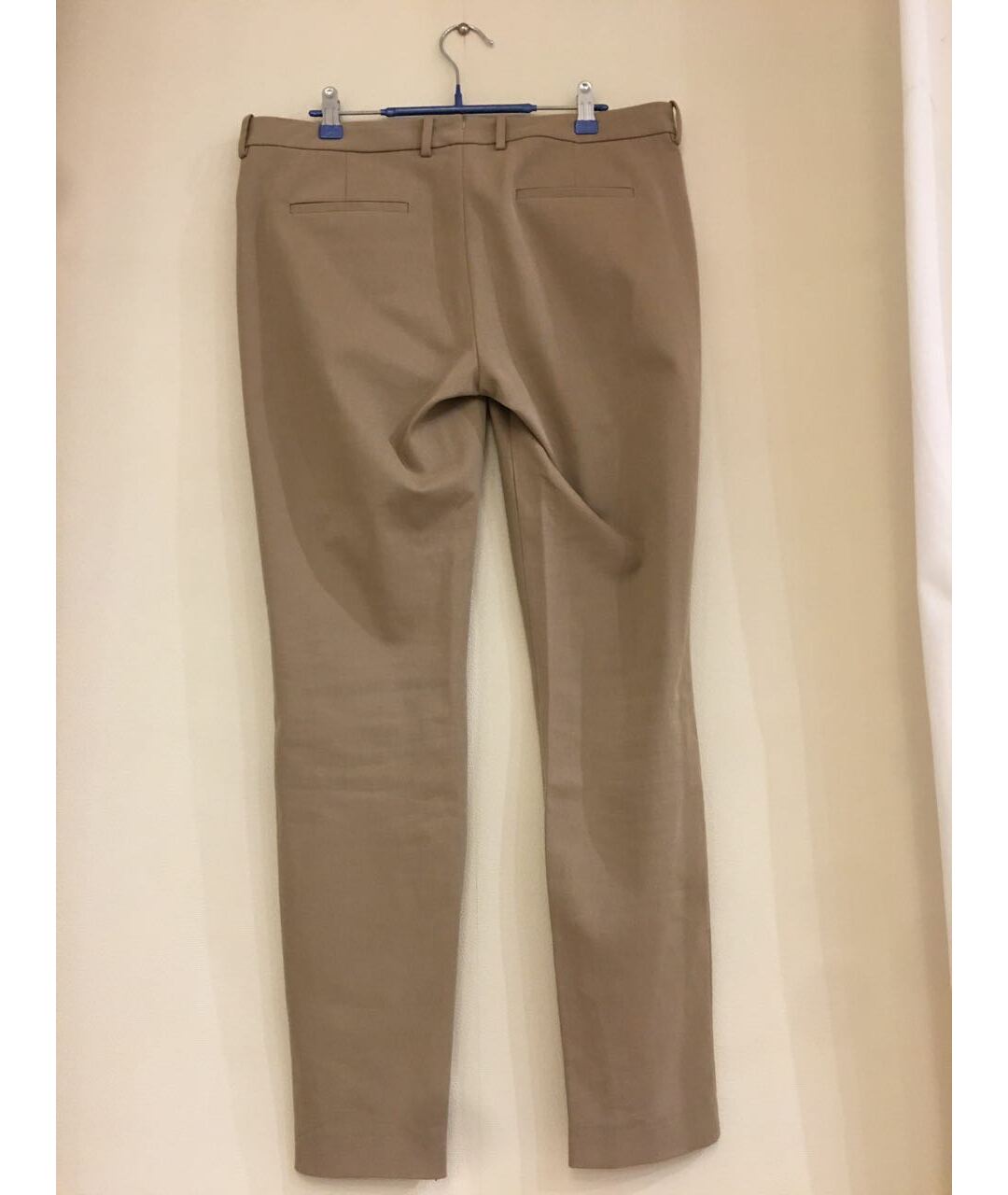 LORO PIANA Горчичные хлопковые брюки узкие, фото 2