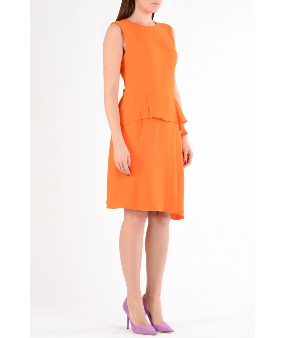 CHRISTIAN DIOR Оранжевое платье, фото 3