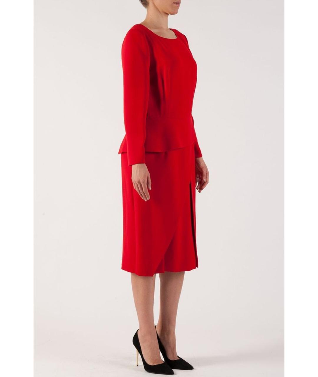 CHRISTIAN DIOR Красное повседневное платье, фото 3