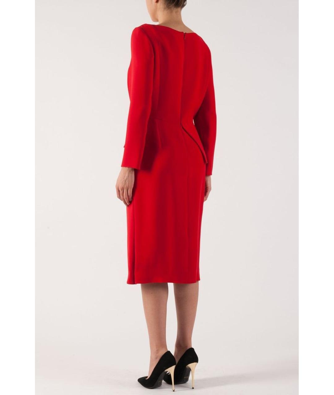 CHRISTIAN DIOR Красное повседневное платье, фото 4