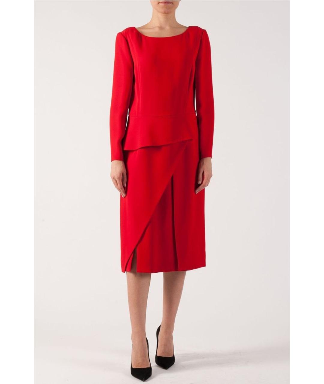 CHRISTIAN DIOR Красное повседневное платье, фото 2