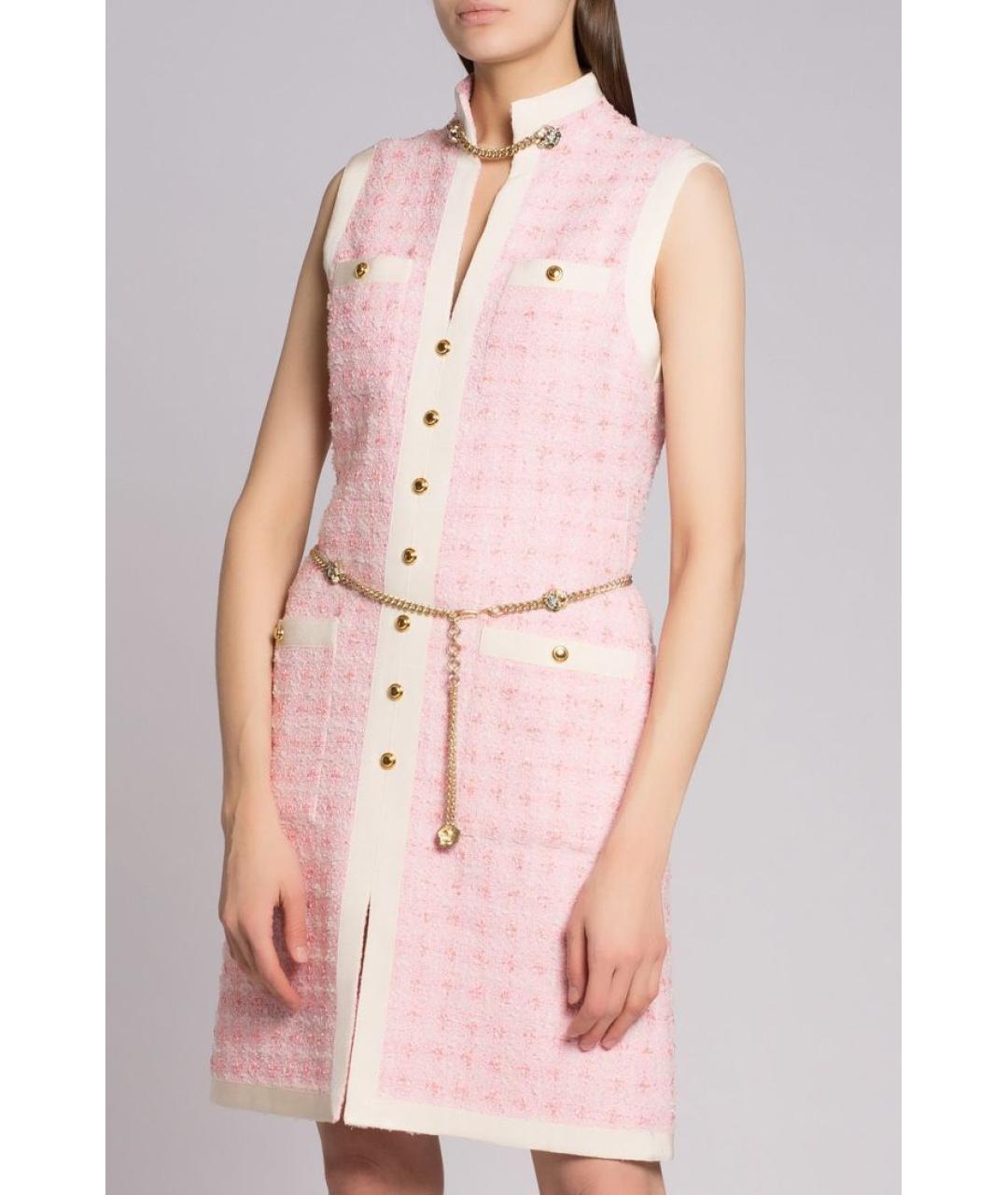 GUCCI Розовое хлопковое повседневное платье, фото 3