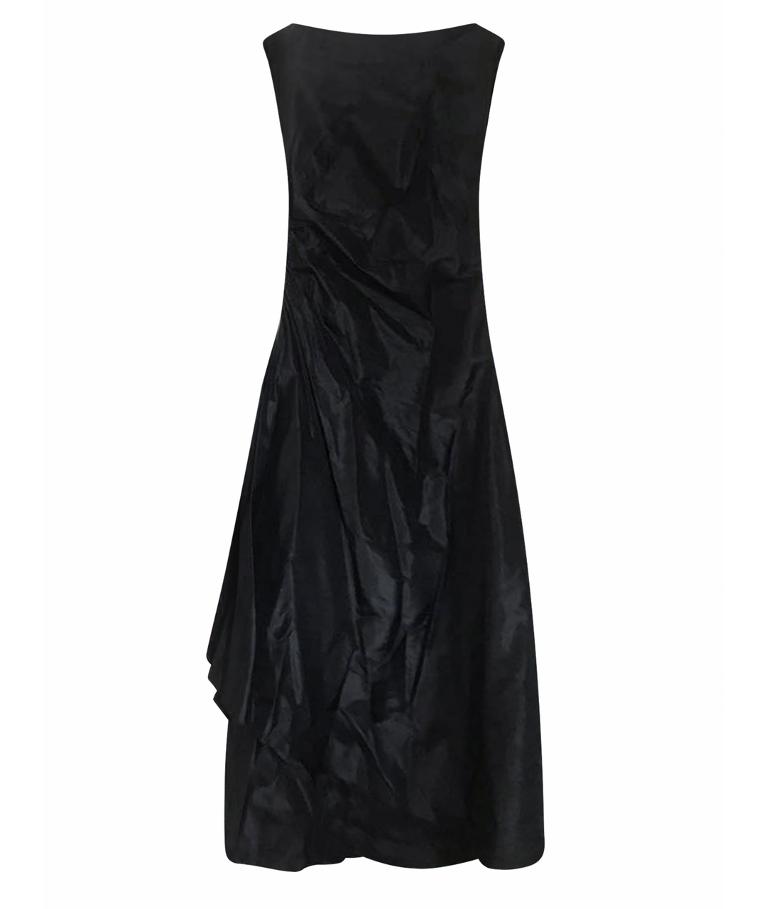 MAX MARA Черное шелковое вечернее платье, фото 1