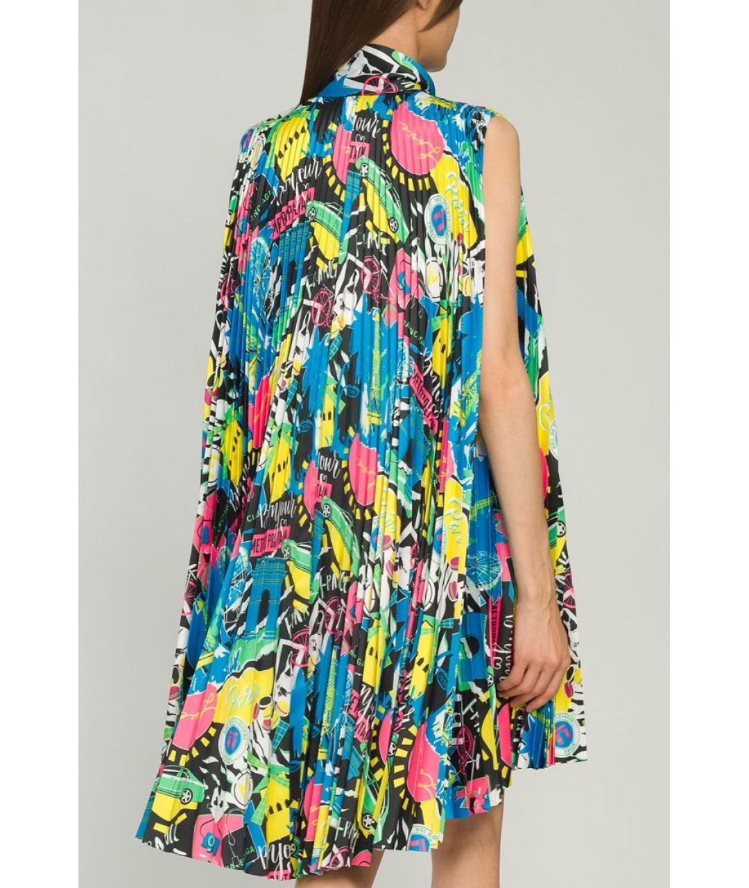 BALENCIAGA Мульти повседневное платье, фото 4