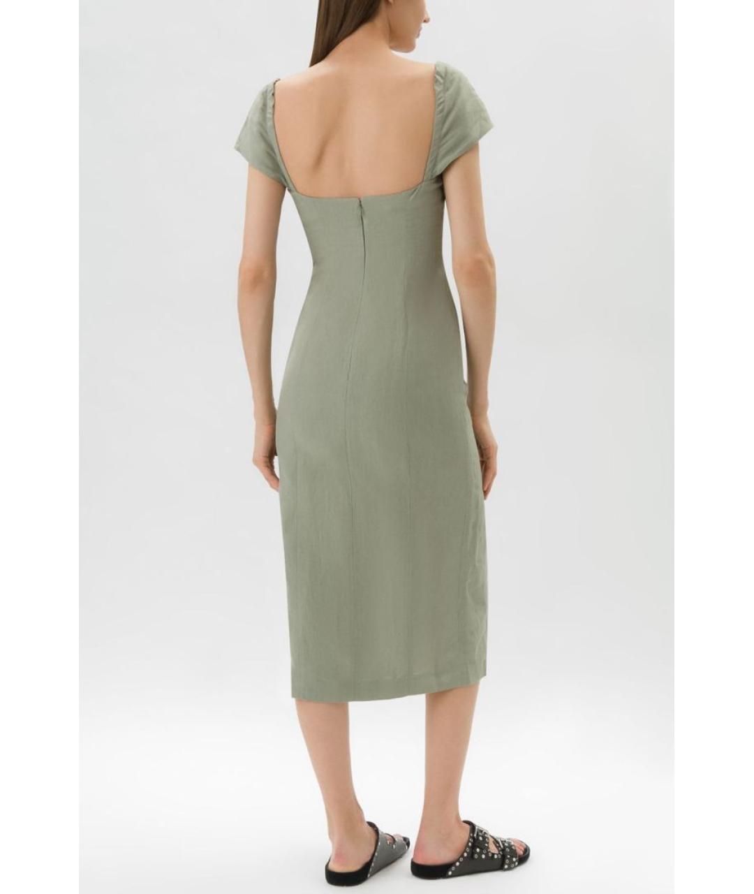 JACQUEMUS Зеленые повседневное платье, фото 4
