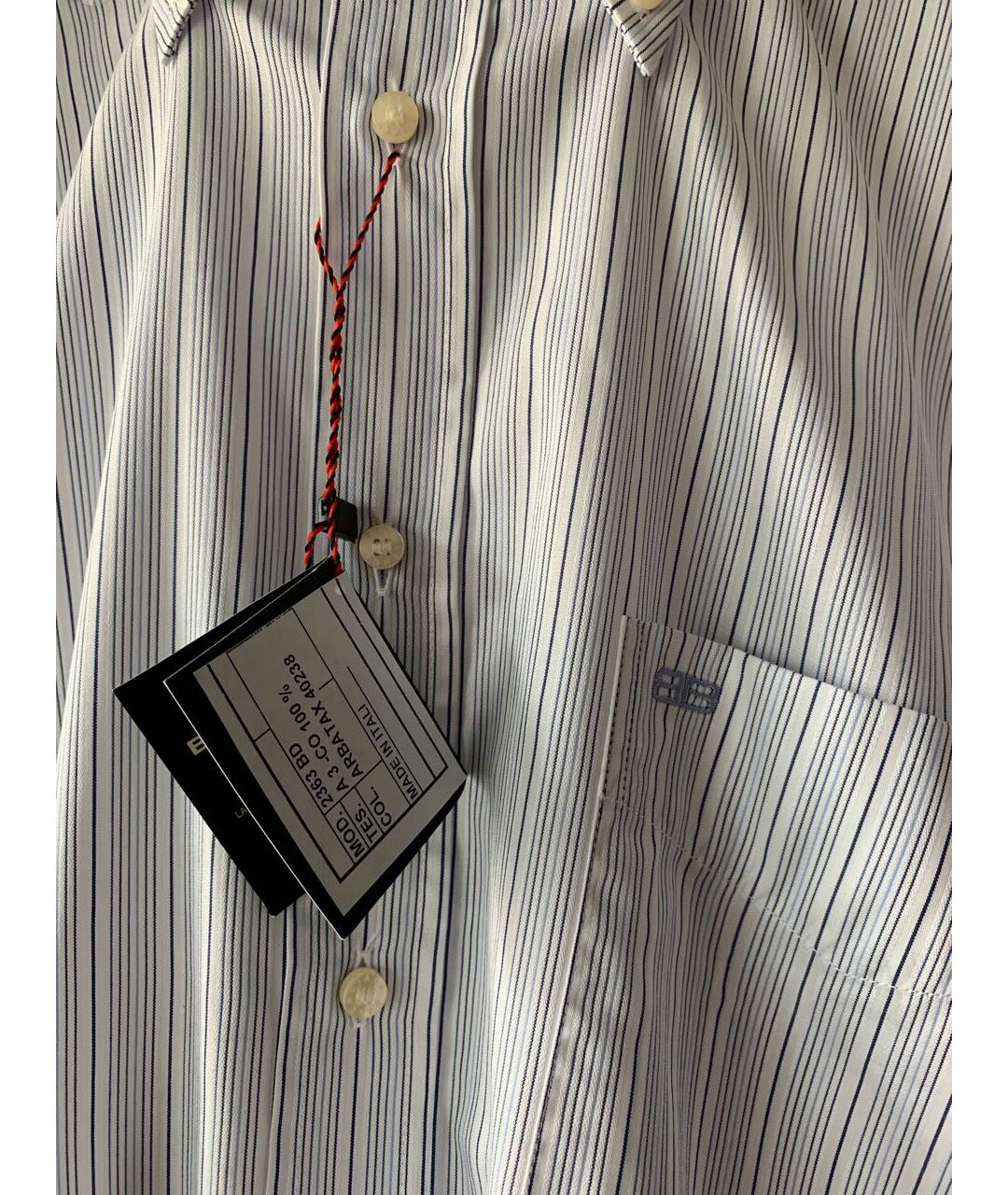 BALENCIAGA Мульти хлопковая классическая рубашка, фото 3