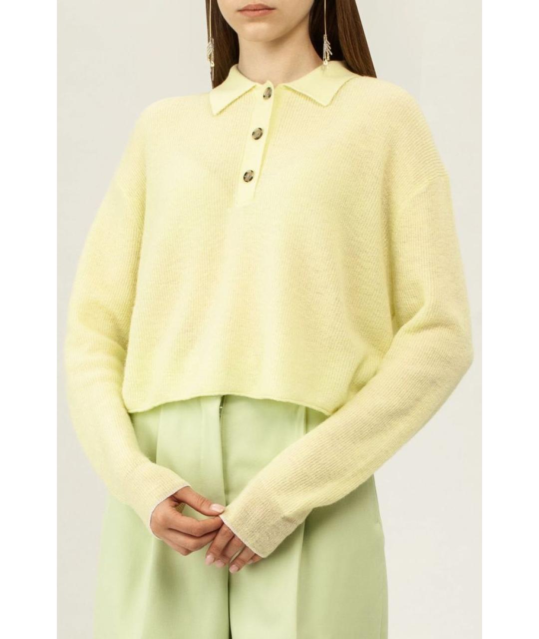 ACNE STUDIOS Желтый джемпер / свитер, фото 2