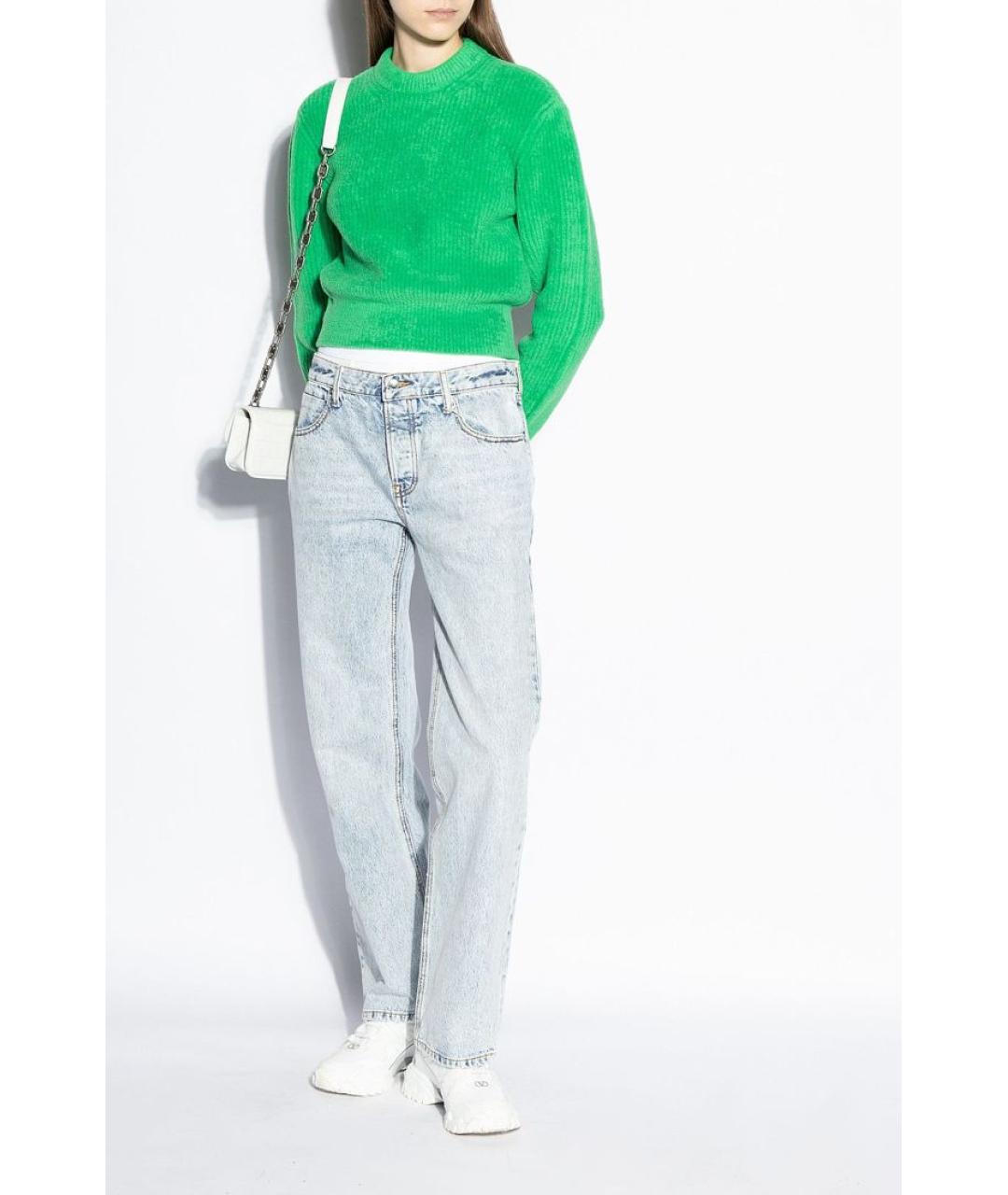 ALEXANDER WANG Зеленый джемпер / свитер, фото 2