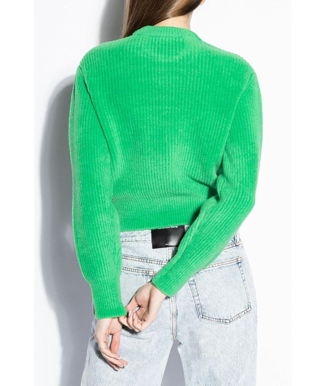 ALEXANDER WANG Зеленый джемпер / свитер, фото 4