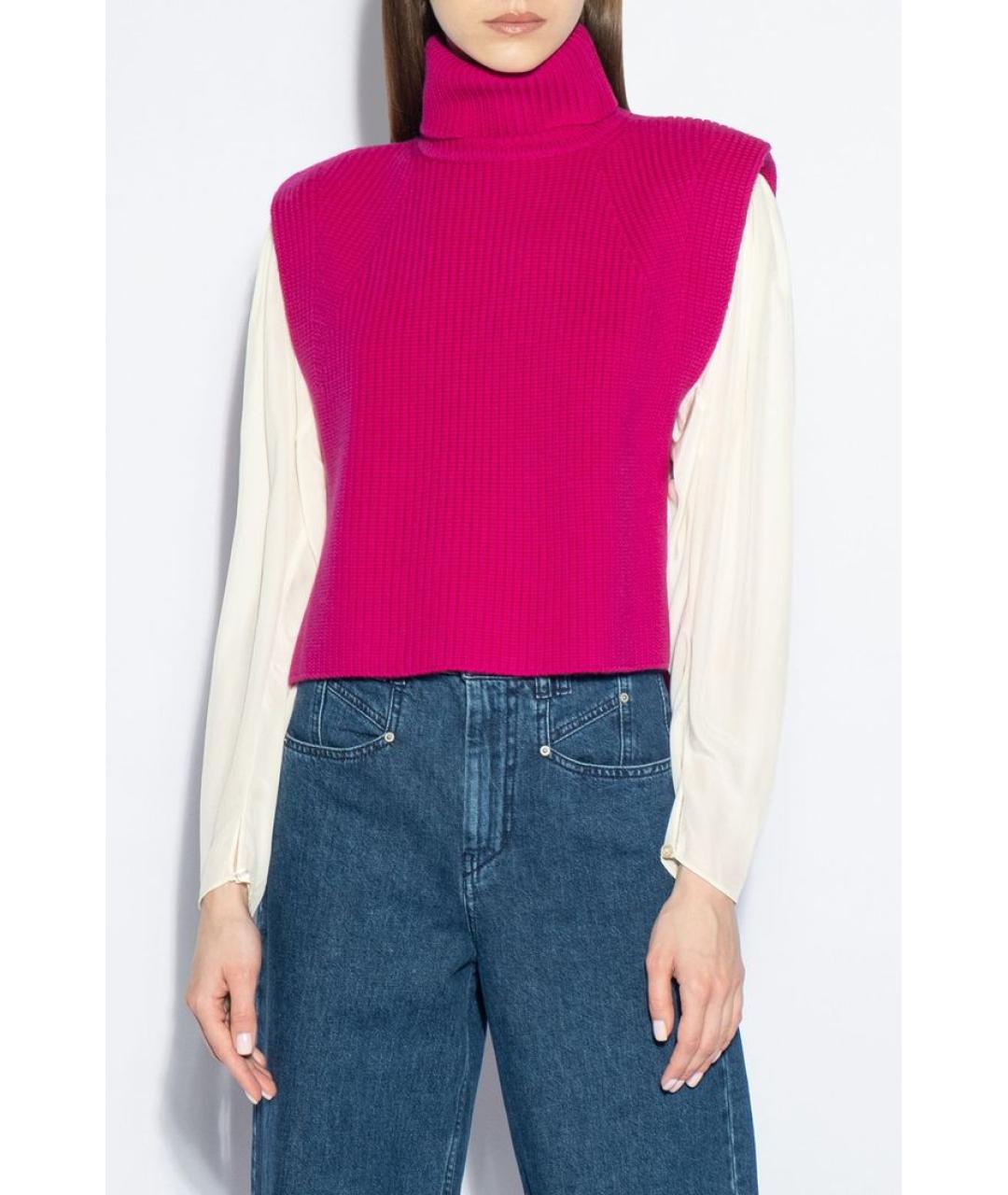 ISABEL MARANT ETOILE Розовая жилетка, фото 3