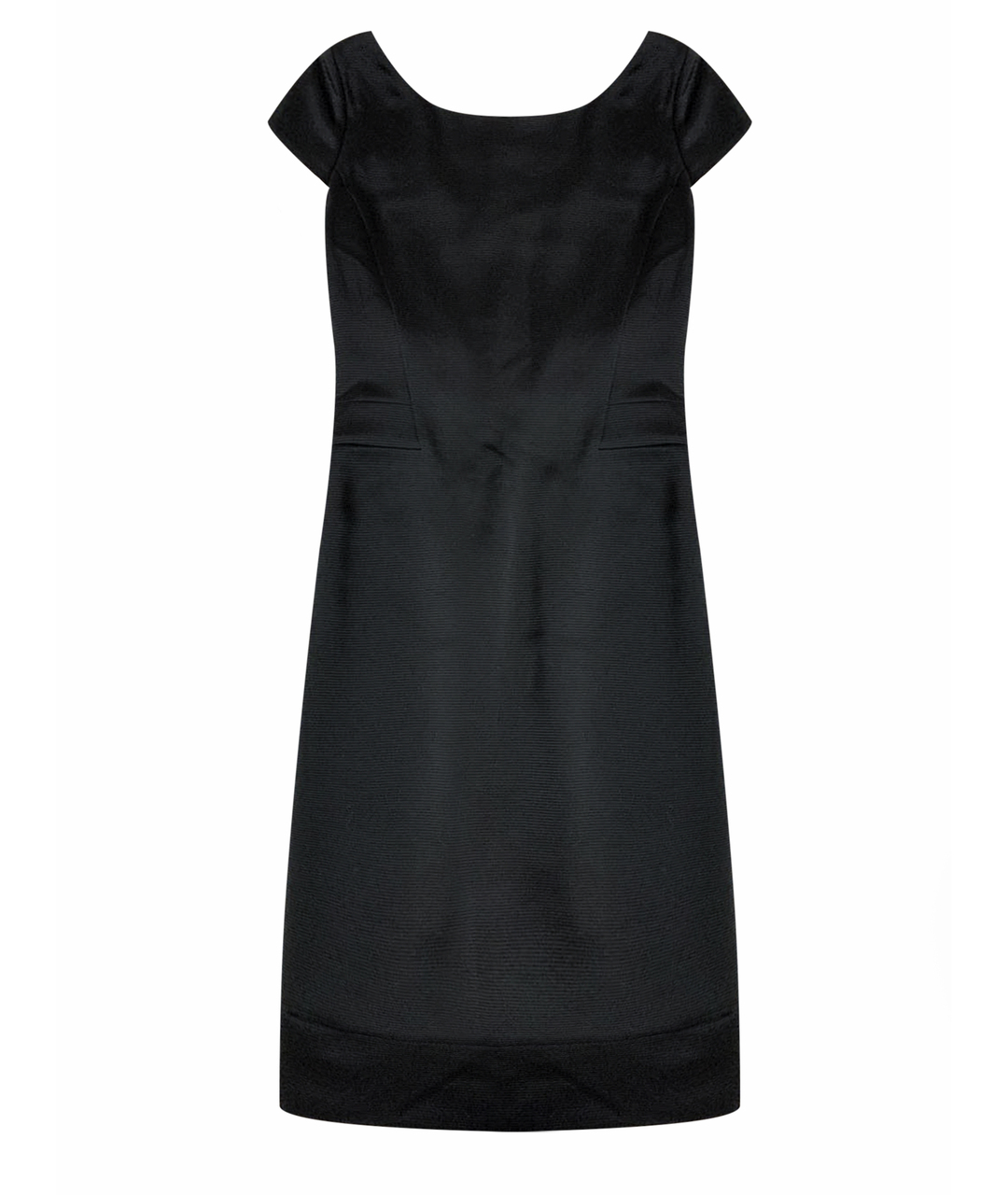 EMPORIO ARMANI Черное ацетатное платье, фото 1