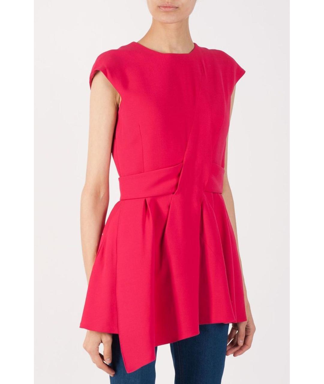 CHRISTIAN DIOR Розовая шелковая блузы, фото 3