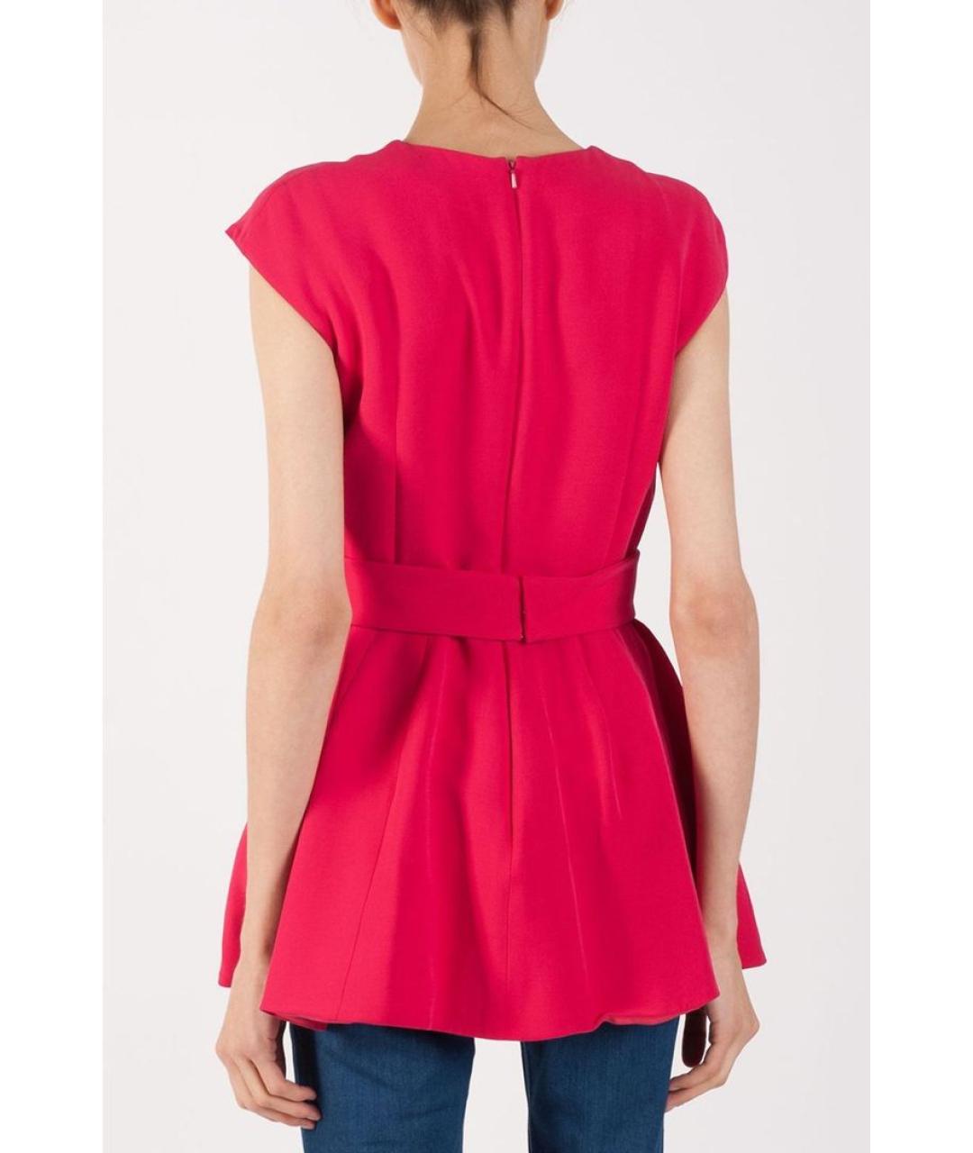 CHRISTIAN DIOR Розовая шелковая блузы, фото 4