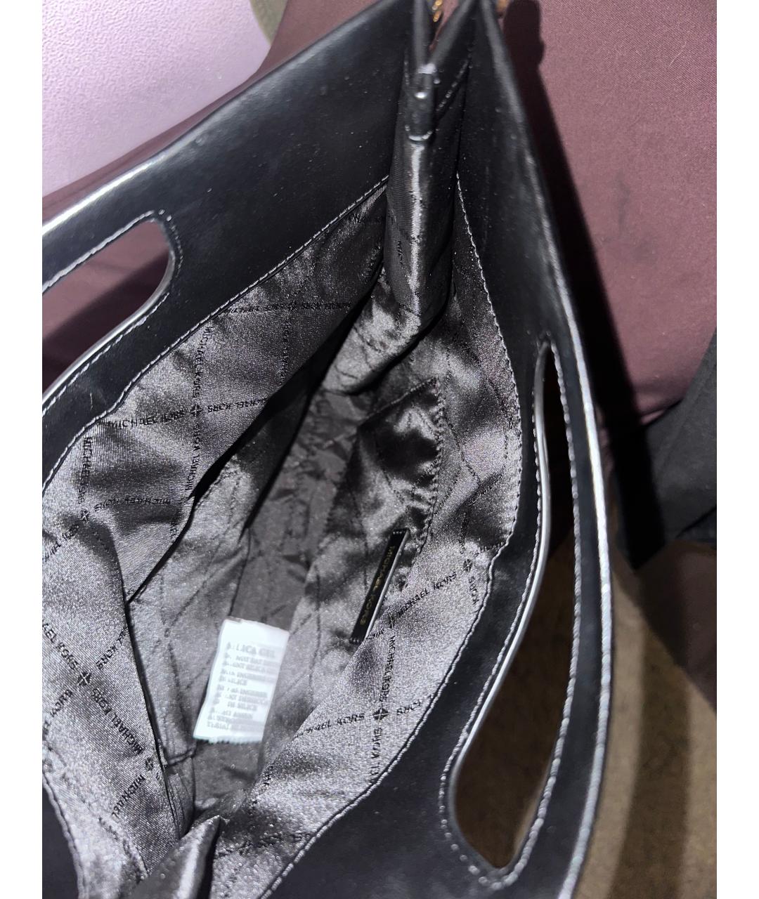 MICHAEL KORS Бежевая жаккардовая сумка через плечо, фото 5