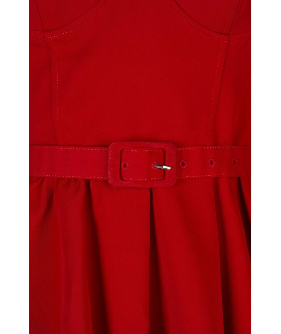 SELF-PORTRAIT Красная вискозная блузы, фото 5