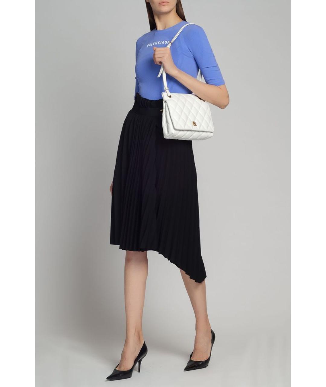 BALENCIAGA Фиолетовая футболка, фото 3