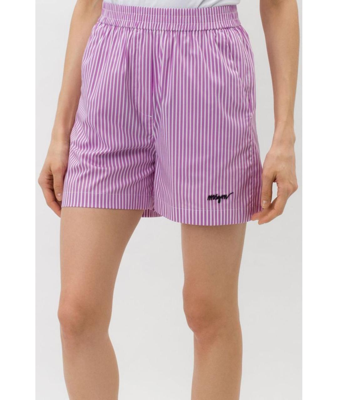MSGM Фиолетовые шорты, фото 2