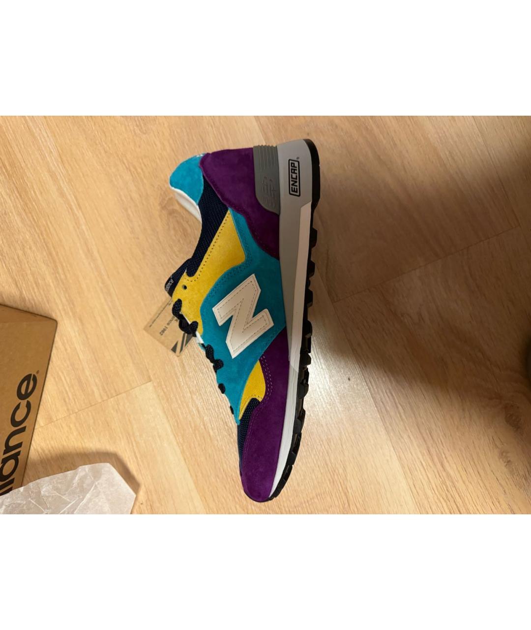 NEW BALANCE Мульти замшевые низкие кроссовки / кеды, фото 9