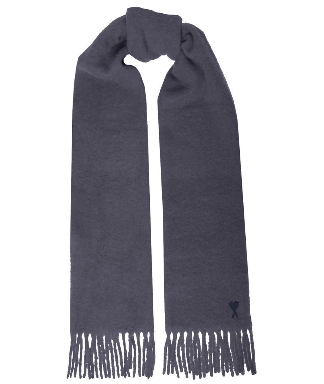 AMI Серый шарф, фото 1