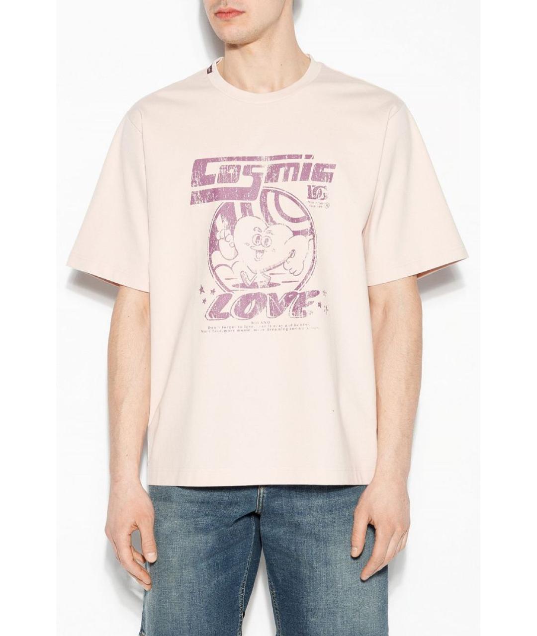 DOLCE&GABBANA Бежевая футболка, фото 3