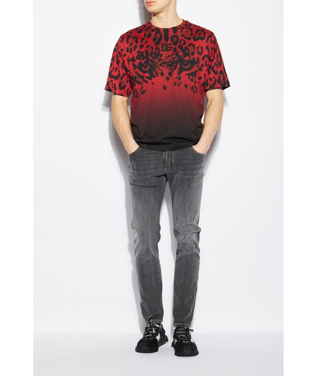 DOLCE&GABBANA Серые прямые джинсы, фото 2