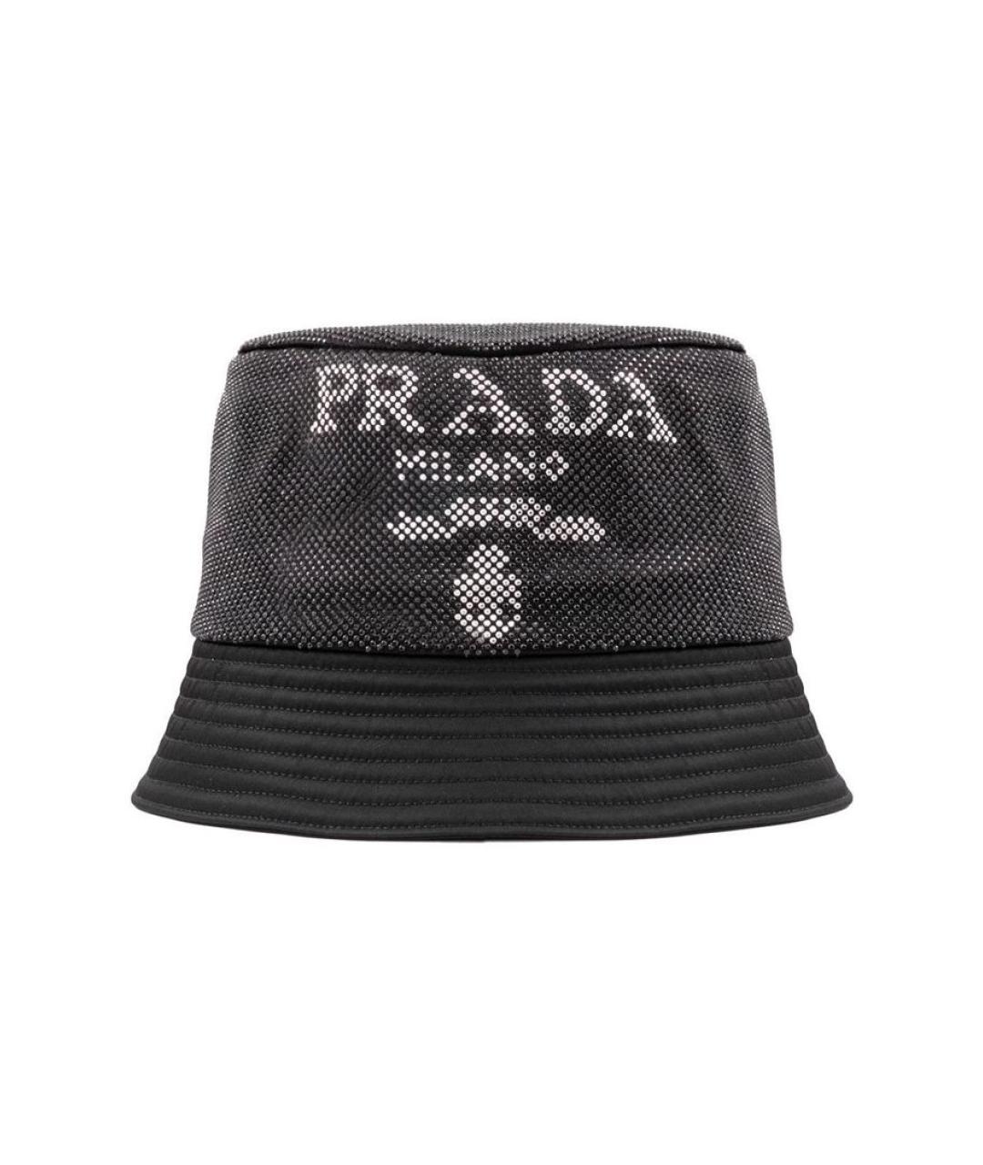 PRADA Черная хлопковая шляпа, фото 1