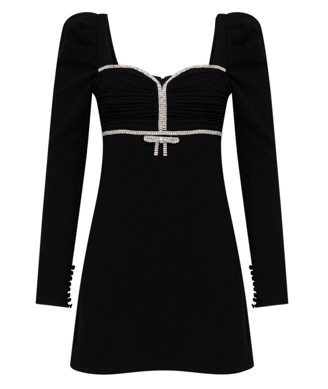 SELF-PORTRAIT Черное коктейльное платье, фото 1