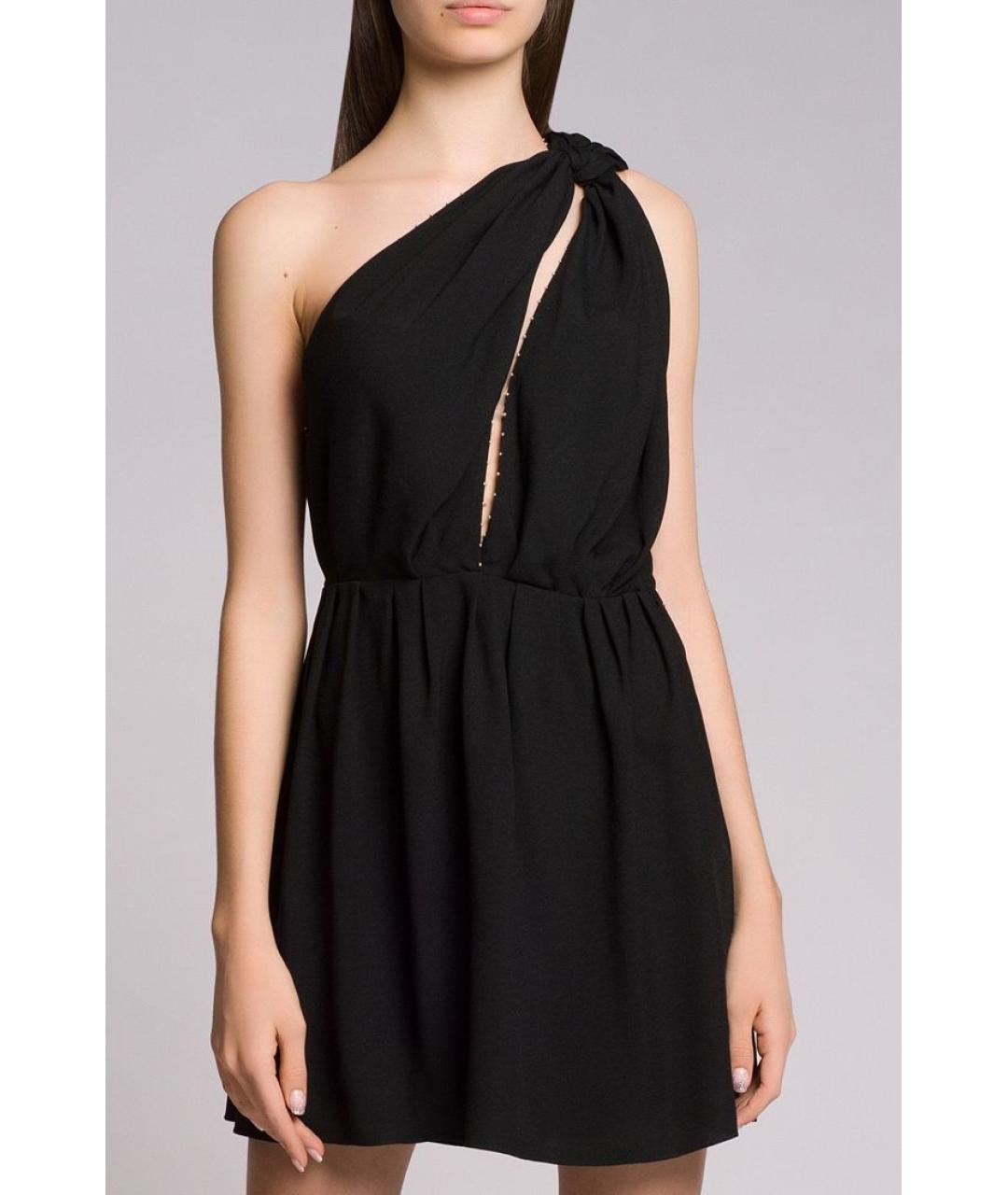 SAINT LAURENT Черное коктейльное платье, фото 2