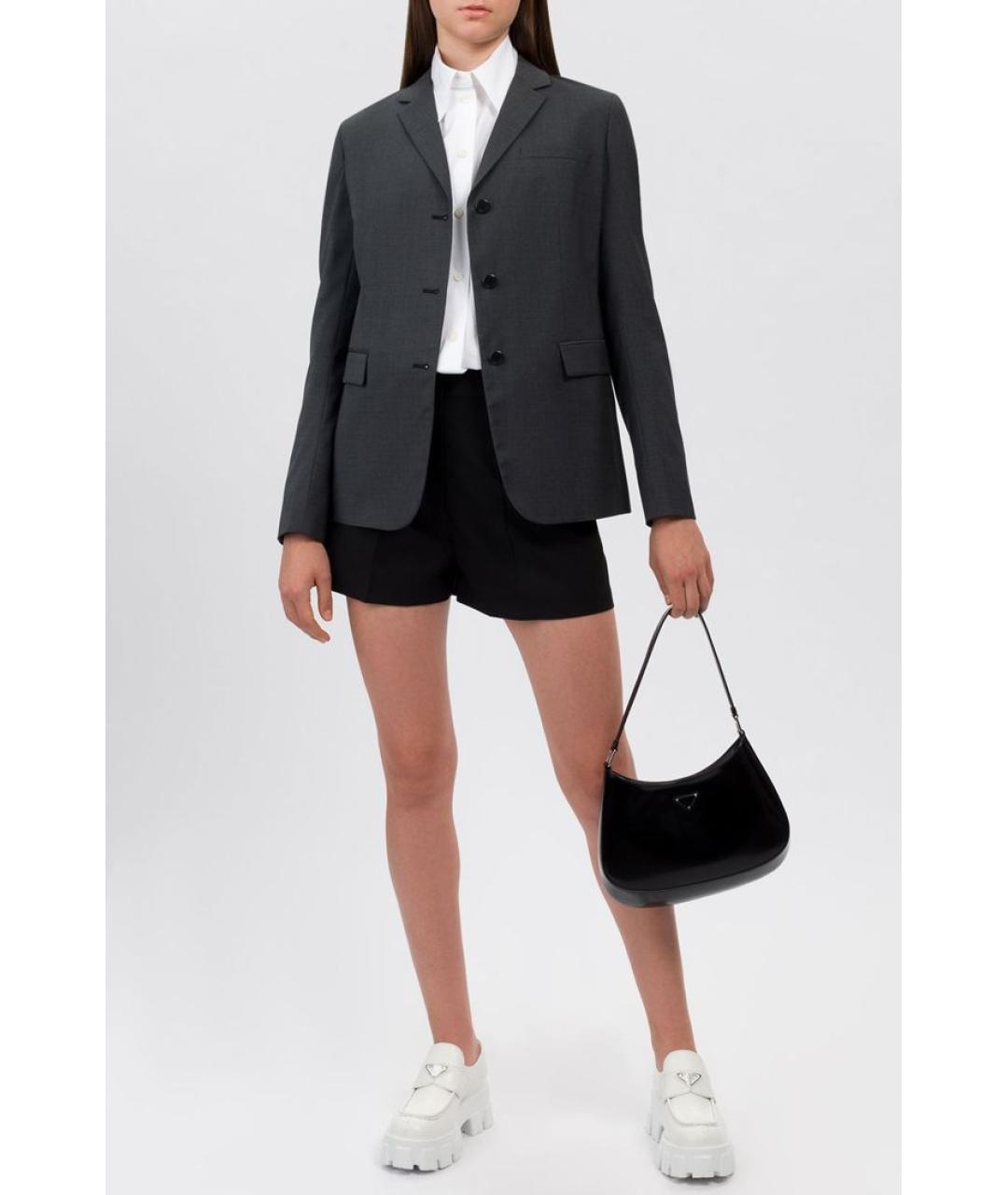 PRADA Белые кожаные лоферы, фото 5