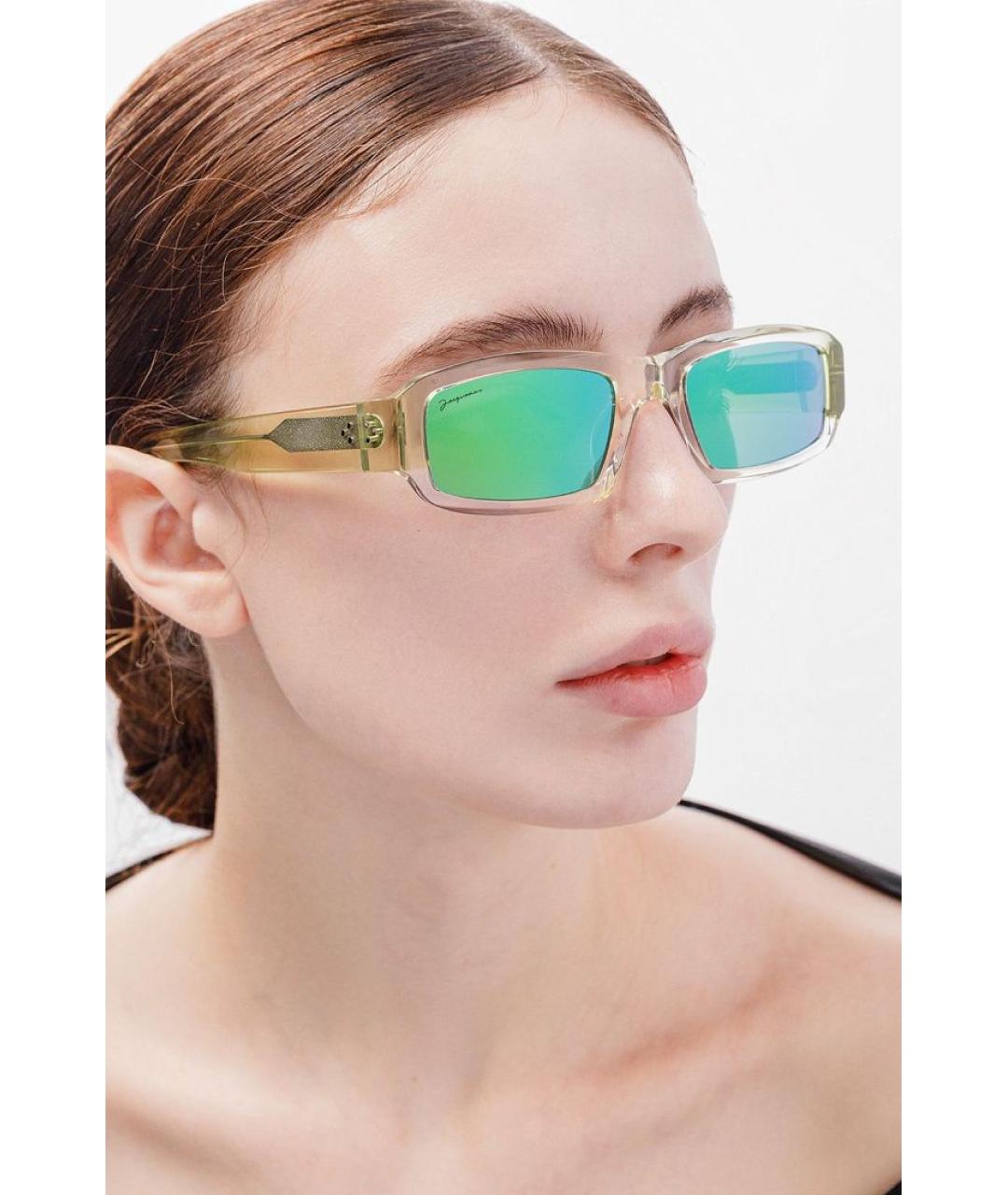 JACQUEMUS Зеленые солнцезащитные очки, фото 5