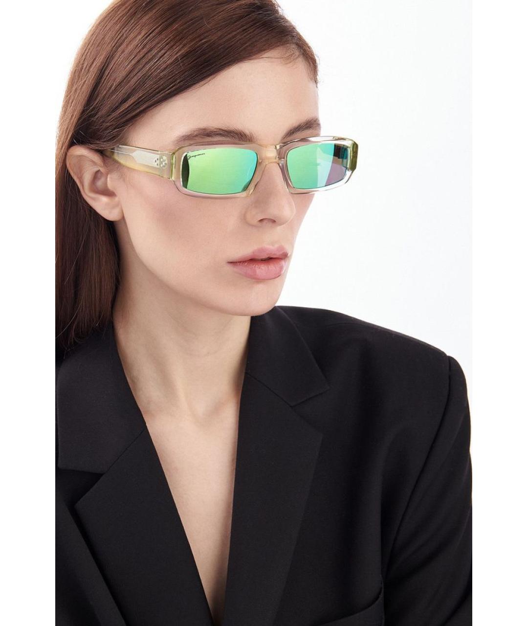 JACQUEMUS Зеленые солнцезащитные очки, фото 4
