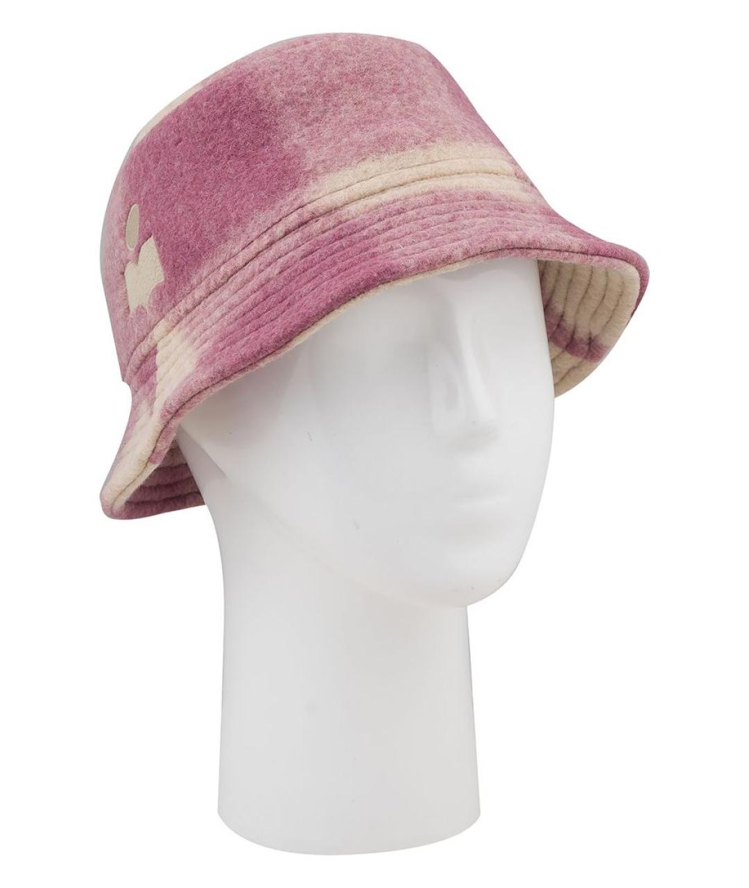 ISABEL MARANT Розовая хлопковая шляпа, фото 4