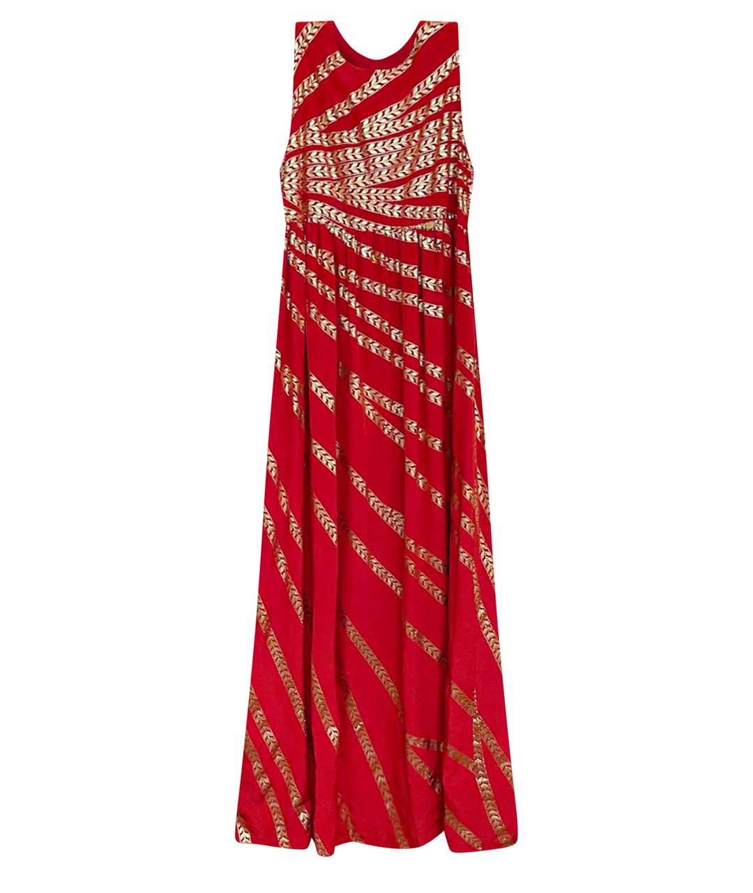 ALEXANDER TEREKHOV Красное шелковое платье, фото 1
