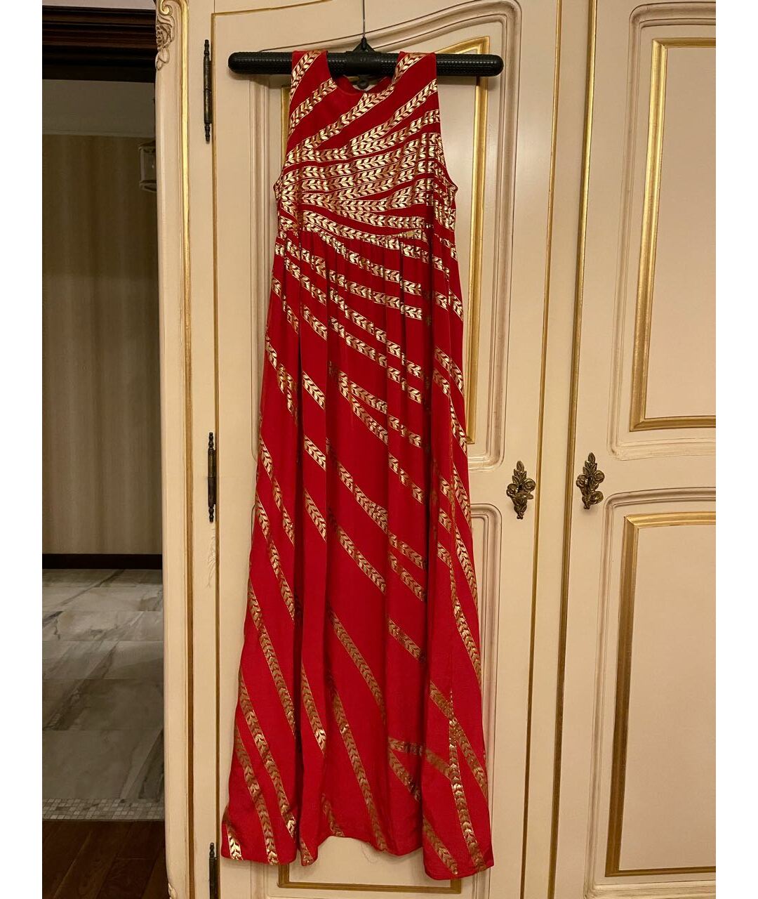 ALEXANDER TEREKHOV Красное шелковое платье, фото 6