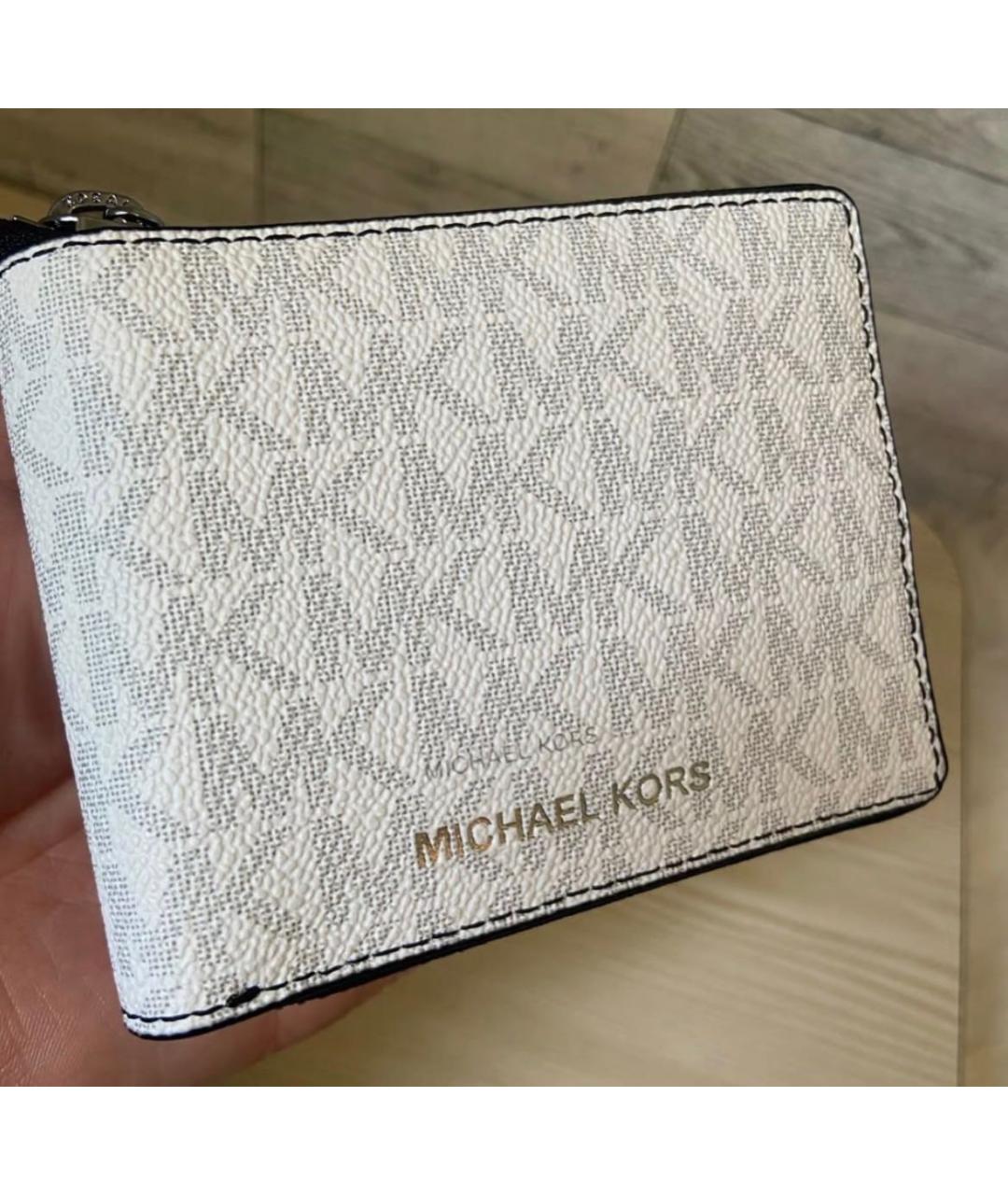 MICHAEL KORS Белый кошелек, фото 4