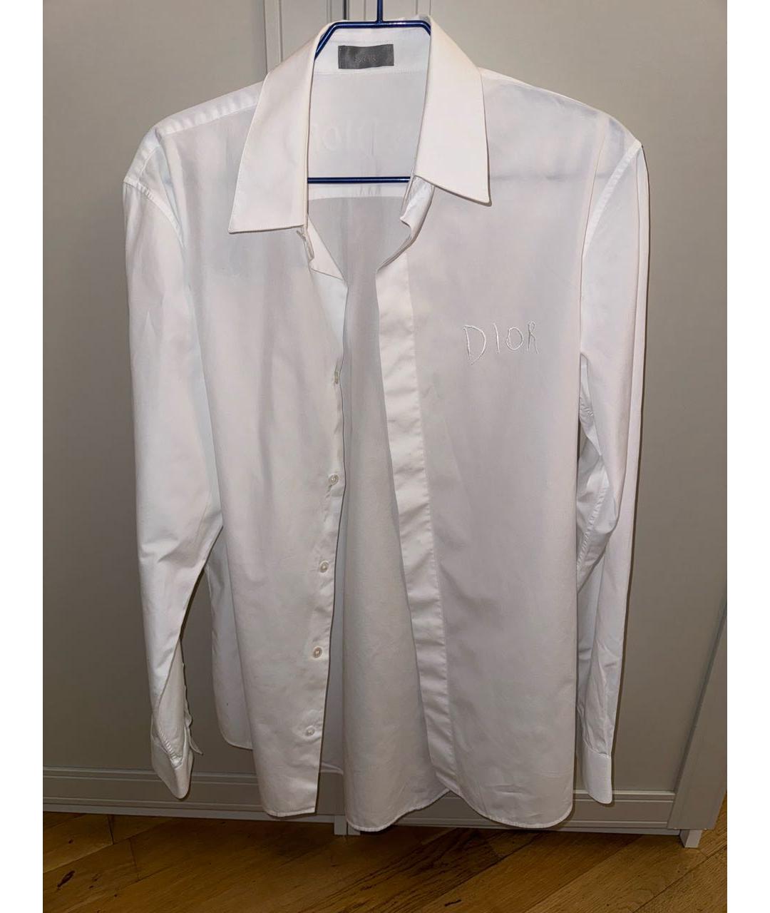 CHRISTIAN DIOR PRE-OWNED Белая классическая рубашка, фото 5