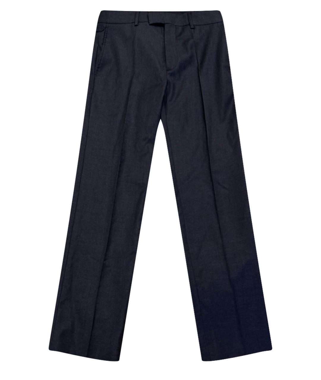 LOUIS VUITTON PRE-OWNED Серые классические брюки, фото 1